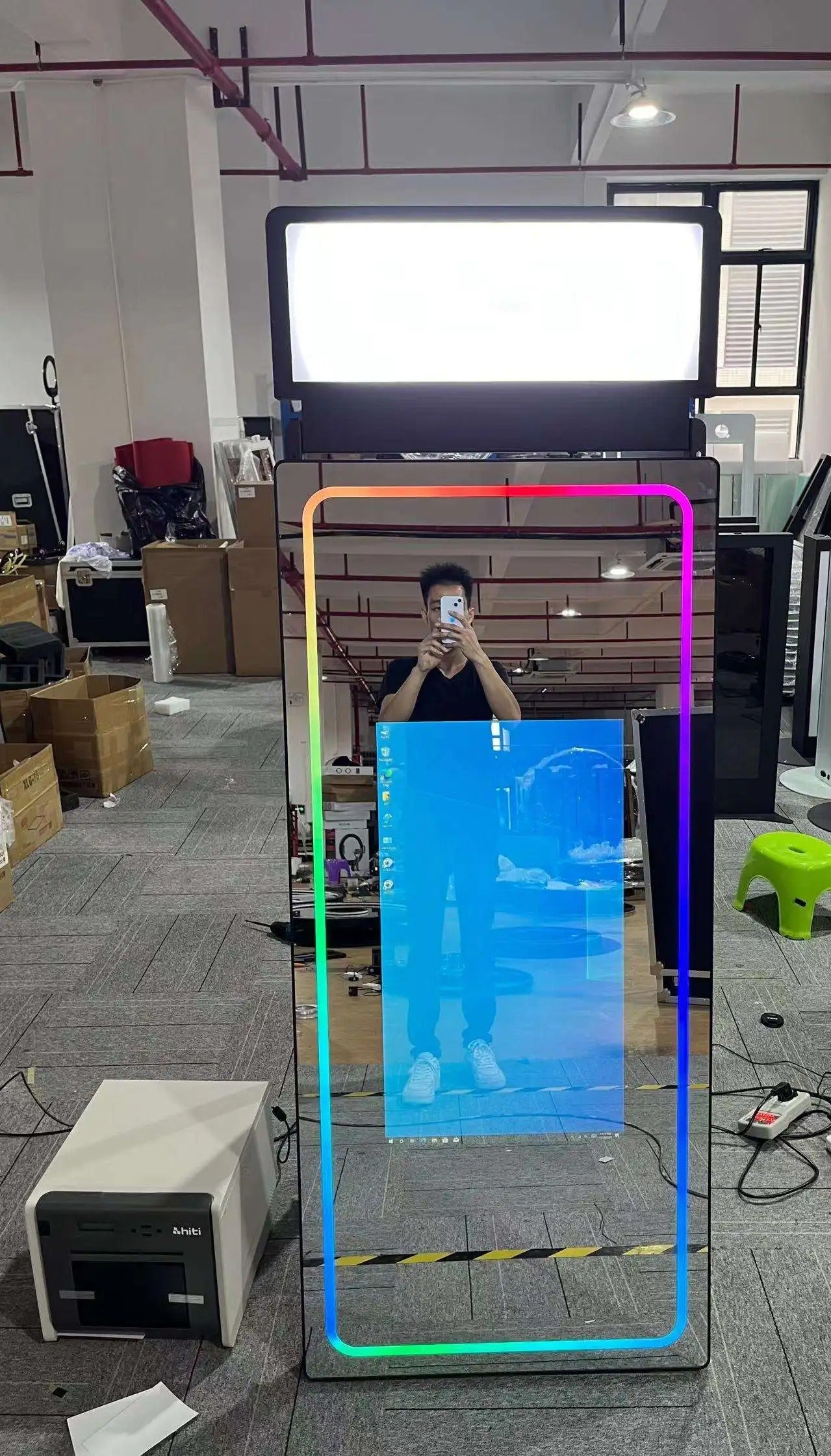 70inch mirror photo booth